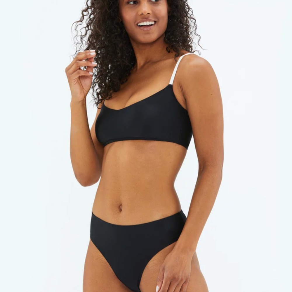 The High Leg Mid Rise Bikini Bottom - Sea Urchin